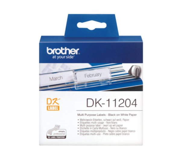 Brother Etykieta wielofunkcyjna 400 szt. (DK11204) - 393648 - zdjęcie 2